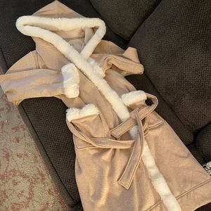 UGG Duffield II Deluxe Robe - Oatmeal Heather - XL